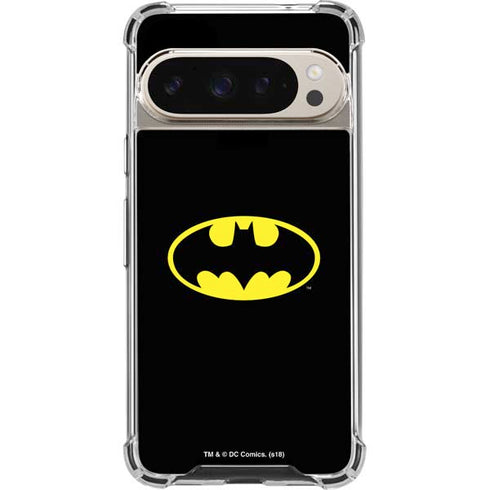 DC Comics Batman Movie 1989 Logo Pixel 9 Pro XL Clear Case